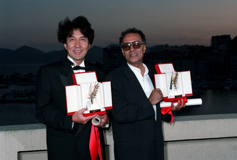 KĂ´ji Yakusho and Abbas Kiarostami (Photo: Getty Images)